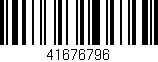 Código de barras (EAN, GTIN, SKU, ISBN): '41676796'