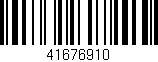 Código de barras (EAN, GTIN, SKU, ISBN): '41676910'