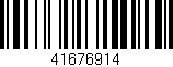 Código de barras (EAN, GTIN, SKU, ISBN): '41676914'