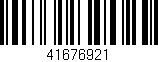 Código de barras (EAN, GTIN, SKU, ISBN): '41676921'