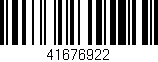 Código de barras (EAN, GTIN, SKU, ISBN): '41676922'