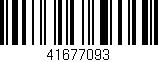 Código de barras (EAN, GTIN, SKU, ISBN): '41677093'