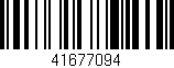 Código de barras (EAN, GTIN, SKU, ISBN): '41677094'