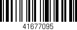 Código de barras (EAN, GTIN, SKU, ISBN): '41677095'