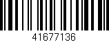 Código de barras (EAN, GTIN, SKU, ISBN): '41677136'