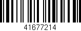 Código de barras (EAN, GTIN, SKU, ISBN): '41677214'