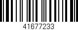 Código de barras (EAN, GTIN, SKU, ISBN): '41677233'