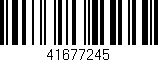 Código de barras (EAN, GTIN, SKU, ISBN): '41677245'