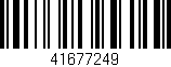 Código de barras (EAN, GTIN, SKU, ISBN): '41677249'