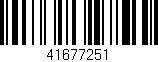 Código de barras (EAN, GTIN, SKU, ISBN): '41677251'