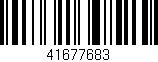 Código de barras (EAN, GTIN, SKU, ISBN): '41677683'