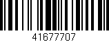Código de barras (EAN, GTIN, SKU, ISBN): '41677707'