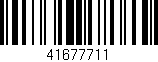 Código de barras (EAN, GTIN, SKU, ISBN): '41677711'