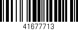 Código de barras (EAN, GTIN, SKU, ISBN): '41677713'