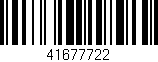 Código de barras (EAN, GTIN, SKU, ISBN): '41677722'