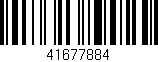 Código de barras (EAN, GTIN, SKU, ISBN): '41677884'