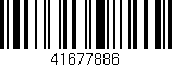 Código de barras (EAN, GTIN, SKU, ISBN): '41677886'