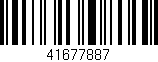 Código de barras (EAN, GTIN, SKU, ISBN): '41677887'