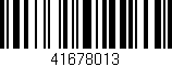 Código de barras (EAN, GTIN, SKU, ISBN): '41678013'