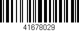 Código de barras (EAN, GTIN, SKU, ISBN): '41678029'