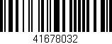 Código de barras (EAN, GTIN, SKU, ISBN): '41678032'