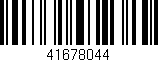 Código de barras (EAN, GTIN, SKU, ISBN): '41678044'