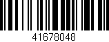 Código de barras (EAN, GTIN, SKU, ISBN): '41678048'