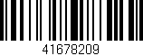 Código de barras (EAN, GTIN, SKU, ISBN): '41678209'