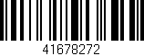 Código de barras (EAN, GTIN, SKU, ISBN): '41678272'