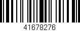 Código de barras (EAN, GTIN, SKU, ISBN): '41678276'