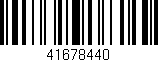 Código de barras (EAN, GTIN, SKU, ISBN): '41678440'
