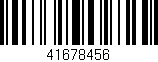 Código de barras (EAN, GTIN, SKU, ISBN): '41678456'