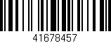 Código de barras (EAN, GTIN, SKU, ISBN): '41678457'
