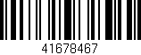 Código de barras (EAN, GTIN, SKU, ISBN): '41678467'