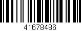 Código de barras (EAN, GTIN, SKU, ISBN): '41678486'