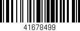 Código de barras (EAN, GTIN, SKU, ISBN): '41678499'