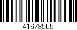 Código de barras (EAN, GTIN, SKU, ISBN): '41678505'