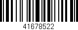 Código de barras (EAN, GTIN, SKU, ISBN): '41678522'