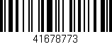 Código de barras (EAN, GTIN, SKU, ISBN): '41678773'