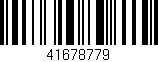 Código de barras (EAN, GTIN, SKU, ISBN): '41678779'