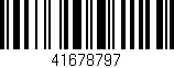 Código de barras (EAN, GTIN, SKU, ISBN): '41678797'