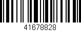 Código de barras (EAN, GTIN, SKU, ISBN): '41678828'