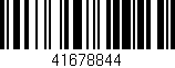 Código de barras (EAN, GTIN, SKU, ISBN): '41678844'