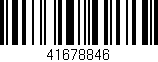 Código de barras (EAN, GTIN, SKU, ISBN): '41678846'