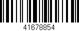 Código de barras (EAN, GTIN, SKU, ISBN): '41678854'