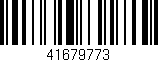 Código de barras (EAN, GTIN, SKU, ISBN): '41679773'