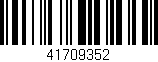 Código de barras (EAN, GTIN, SKU, ISBN): '41709352'