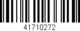 Código de barras (EAN, GTIN, SKU, ISBN): '41710272'