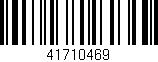 Código de barras (EAN, GTIN, SKU, ISBN): '41710469'