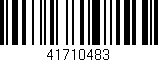 Código de barras (EAN, GTIN, SKU, ISBN): '41710483'